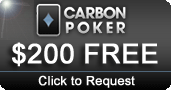 Carbon poker bonus